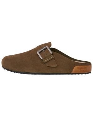 Pepe Jeans Sabots Sabots Femme Ref 66814 728 - Marron