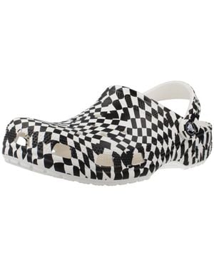 Crocs™ Tongs CLASSIC WARPED CHECKER CLOG - Noir