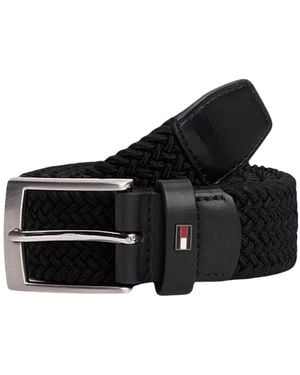 Tommy Hilfiger Ceinture ADAN 3.5 ELASTIC AM0AM13824 - Noir