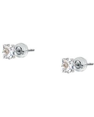 Cleor Bijoux Boucles d'oreilles en or 375/1000 et zircon - Métallisé