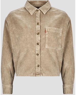 Levi's Onderhemd Celine Cozy Shacket - Naturel
