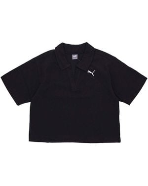 PUMA Polo Her Tee - Noir