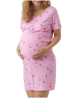 Mama.licious Pyjama's Nachthemden - Roze