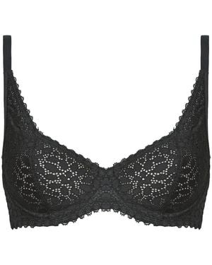 DIM Non Imbottito Daily Dentelle - Nero