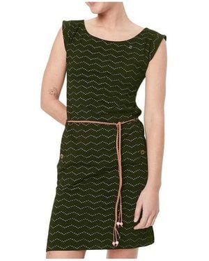 Ragwear Robe Courte Zig Zag - Vert