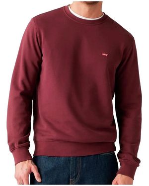 Levi's Sweat-Shirt Lse_Original Hm Crew - Rouge