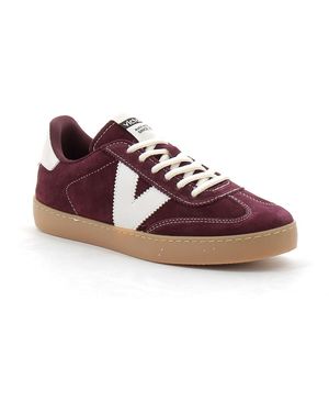 Victoria Baskets basses Baskets pour avec semelle caramel - Violet