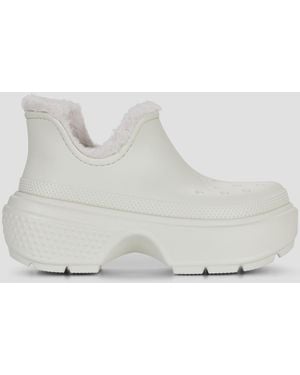 Crocs™ Stivaletti Stomp Lined Shorty Boot - Bianco