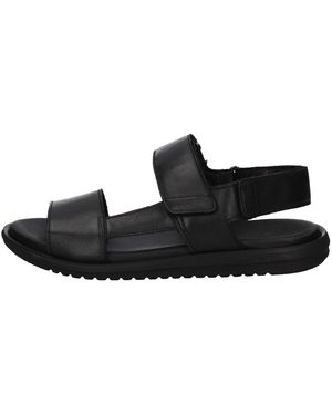 Zen Sandales plates - Noir