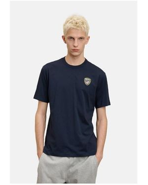 Blauer T-shirt - Bleu