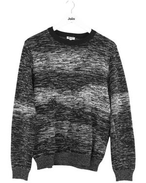 KENZO Pull Pull en laine noir - Gris
