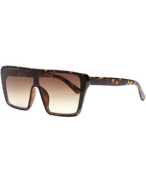 Eye Wear Lunettes de soleil Grosses Mixte - Marron