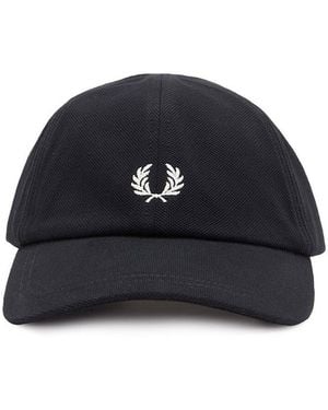 Fred Perry Casquette Pique Classic - Noir