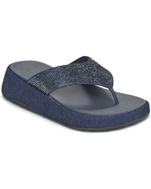 Fitflop Infradito F-Mode Toe Post - Blu