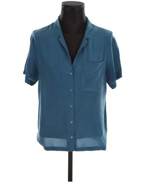 Des Petits Hauts Blouses Blouse en soie - Bleu