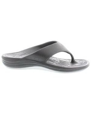 Aetrex Claquettes Mens Lynco Flip - Gris