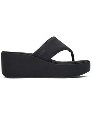 Fitflop Sandales Platform Wedge Des Sandales - Bleu