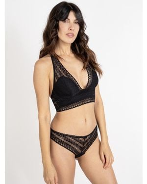Passionata Triangles Sans Armatures Soutien-Gorge Triangle Sans Armatures À Coques Gaia - Noir