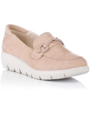 Amarpies Mocassins Mocassin À Talon Compensé - Rose