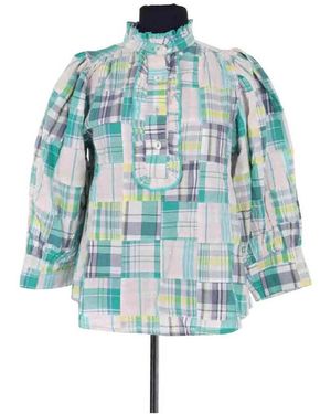 Antik Batik Chemise Chemise Bleue