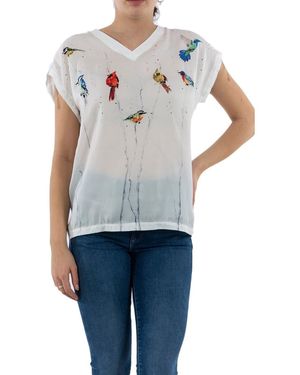 Geisha T-shirt 03106-40 - Bleu