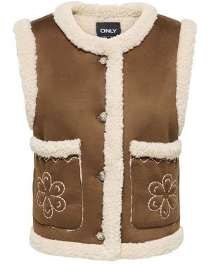 ONLY Gilets De Costume 6051901 - Marron