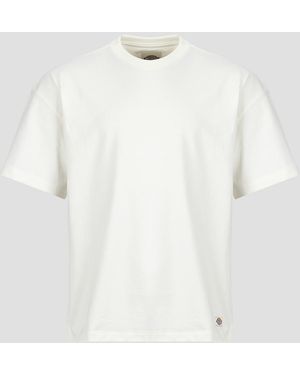 Dickies T-Shirt Mineral Heavyweight Ss Tee Egret - Bianco