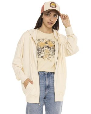 Von Dutch Sweat-shirt Sweat zippé à capuche relax fit Profile - Neutre