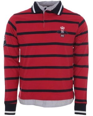 Harry Kayn Polo Polo manches longues CALAORI - Rouge