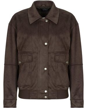 ONLY Windjack Onlnala Life Faux Suede - Bruin