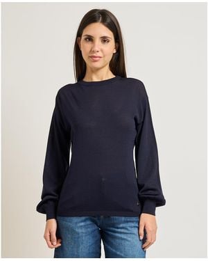 Yes-Zee Pull Pull col rond - Bleu