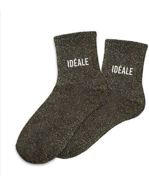 chaussettes à paillettes Chaussettes - Idéale - Vert