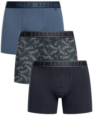 Ted Baker Caleçons Pack de 3 boxers - Bleu