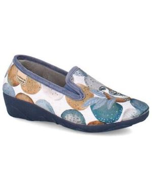 La Maison De L'espadrille Chaussons 6159-7 - Bleu