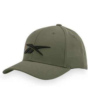 Reebok Casquette Casquette baseball en polyester avec broderie Vector Cap - Vert