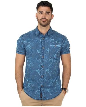 Timezone Chemise Chemise ref_45848 Bleu