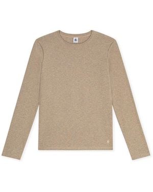 Petit Bateau T-Shirts A Maniche Lunghe Tee Shirt Ml - Neutro