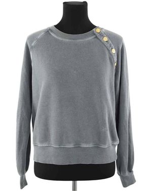 Leon & Harper Sweat-shirt Sweatshirt en coton gris