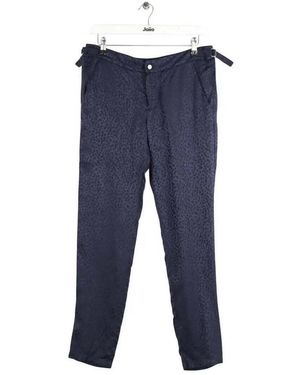 Roseanna Pantalons Droit Pantalon Droit - Bleu