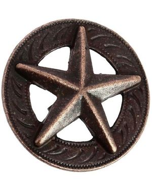 Clj Charles Le Jeune Cravates et accessoires Bolo - Cravate Texane Etoile de Sherif - Marron