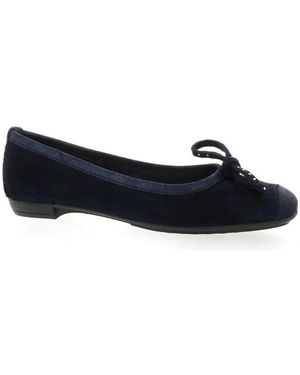 So Send Ballerines Ballerines cuir velours - Bleu