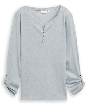 Tom Tailor T-shirt Tee Shirt BIO Green - Bleu