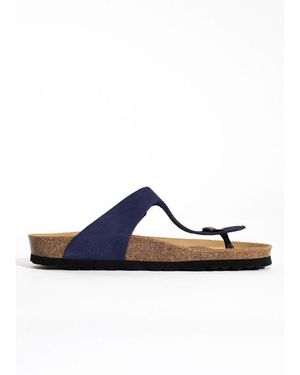 Bayton Mules Mules en cuir Mercure - Bleu