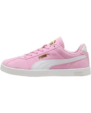 PUMA Baskets Basses Basket Basse Cuir Club Ii Jr - Rose
