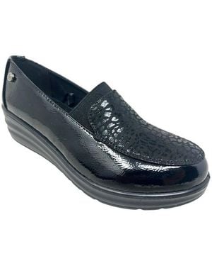 Amarpies Mocassins Chaussures 31047 Et Noires Pour Femmes - Bleu