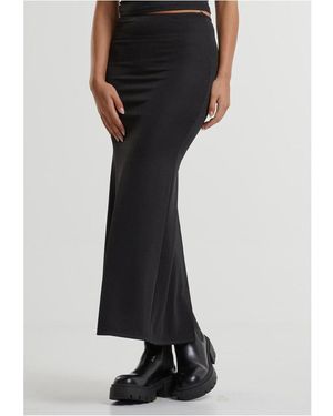Urban Classics Jupes Jupe longue paillettes - Noir