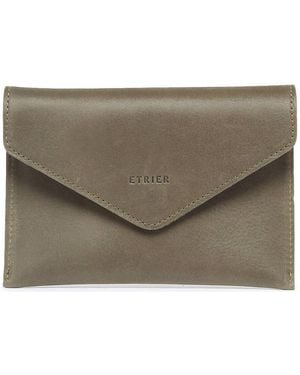 Etrier Porte document Porte-papiers Oil cuir OIL 080-0EOIL054 - Vert