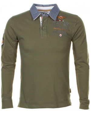 Harry Kayn Polo Polo manches longues CORIDOR - Vert