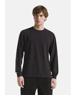 Sun 68 T-Shirt T-Shirt Piquet L/S - Noir