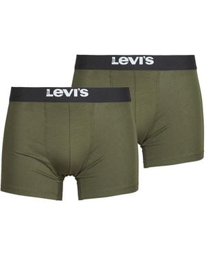 Levi's Boxer Solid Basic Boxer Organic Cotton Pack De 2 - Verde